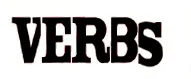 Verbs