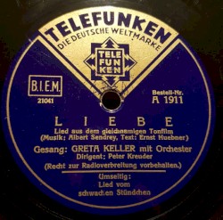 Liebe / Das Lied vom schwachen Stündchen