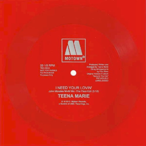 I Need Your Lovin' (John Morales M+M mix - The Flexi-edit)