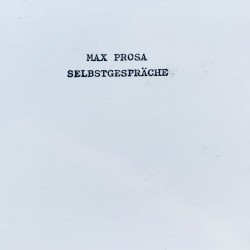 Selbstgespräche