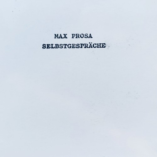 Selbstgespräche