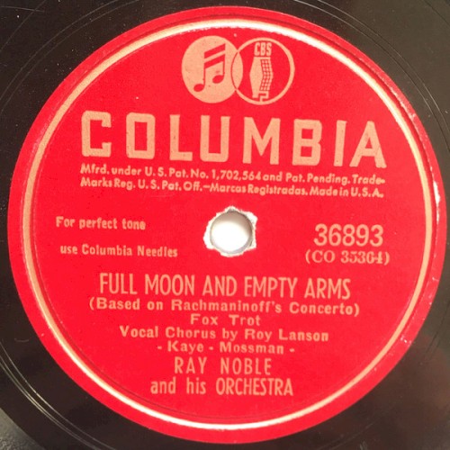 Full Moon and Empty Arms / It Might as Well Be Spring