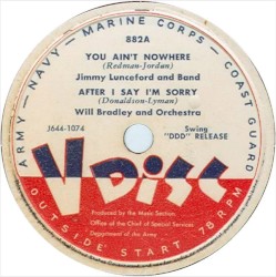 You Ain’t Nowhere / After I Say I’m Sorry / Sax o Boogie / Sherwood Jump