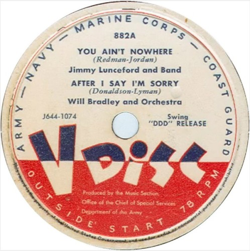 You Ain’t Nowhere / After I Say I’m Sorry / Sax o Boogie / Sherwood Jump