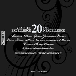 Analekta : 20 ans d'excellence