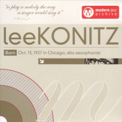 Modern Jazz Archive: Lee Konitz
