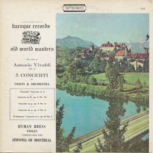 5 Concerti for Violin and Orchestra