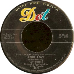 April Love / When the Swallows Come Back to Capistrano