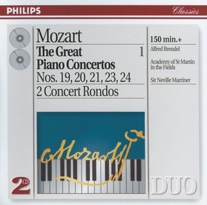 The Great Piano Concertos 1: Nos. 19, 20, 21, 23, 24 / 2 Concert Rondos