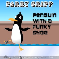 Penguin With a Funky Shoe