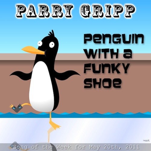 Penguin With a Funky Shoe