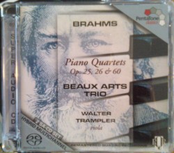 Piano Quartets op. 25, 26 & 60
