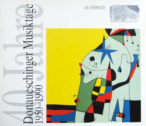 40 Jahre donaueschinger musiktage 1950 – 1990