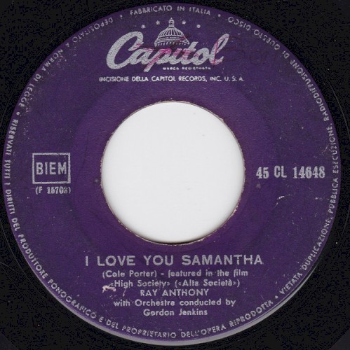I Love You Samantha / I Am in Love