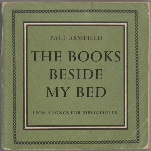 The Books Beside My Bed (From 9 Songs for Bibliophiles)