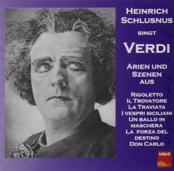Heinrich Schlusnus singt Verdi