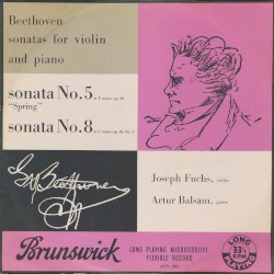 Violin Sonatas: No.5 / No. 8