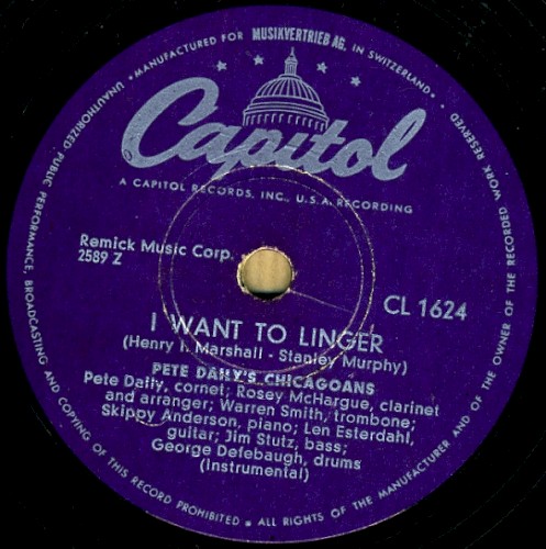 I Want to Linger / South