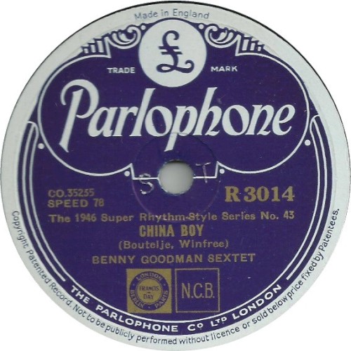 China Boy / Ain't Misbehavin'