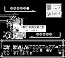 First Generation ~ Battle Serie