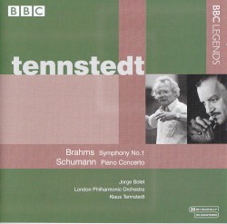 Brahms: Symphony no. 1 in C minor / Schumann: Piano Concerto in A minor