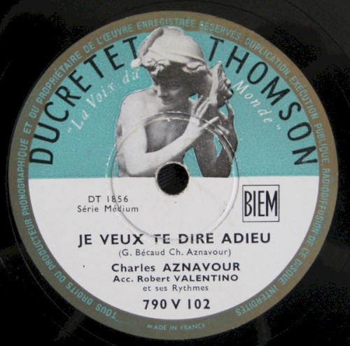 Je Veux Te Dire Adieu / Viens Au Creux De Mon Épaule