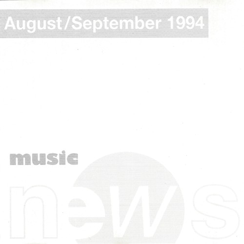 Music News · August/September 1994