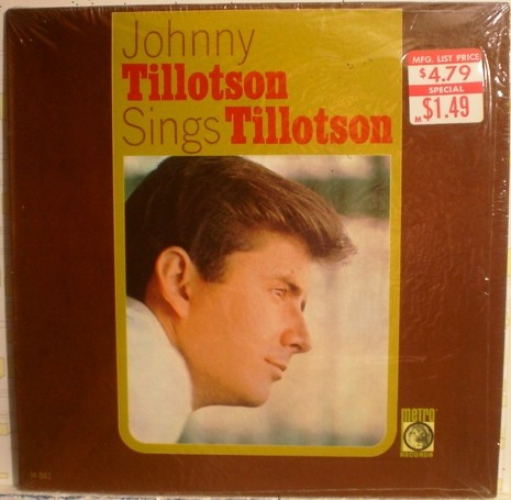 Johnny Tillotson Sings Tillotson, Vol. I