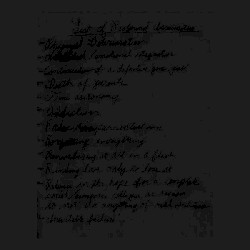 List Of Profound Insecurities