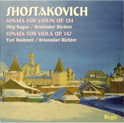 Sonata for Violin, op. 134 / Sonata for Viola, op. 147