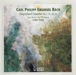 Harpsichord Concertos Wq. 3, 32, 44, 45