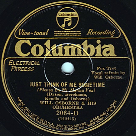 Just Think of Me Sometime / (with You) Where You Are