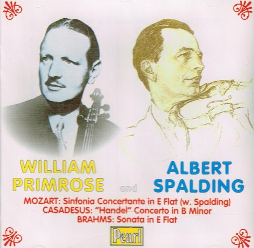 Mozart: Sinfonia Concertante in E-flat / Casadesus: 'Handel' Concerto in B minor / Brahms: Sonata in E-flat