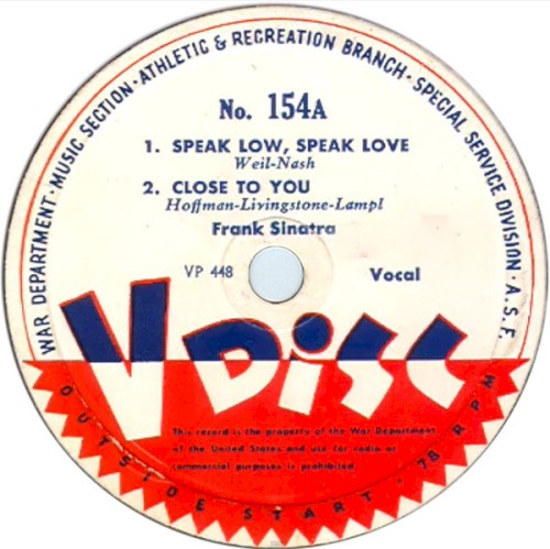 Speak Low, Speak Love / Close to You / The Whiffenpoof Song