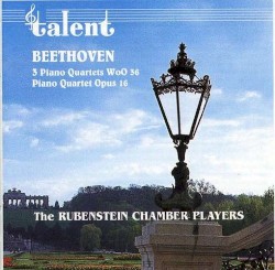 3 Piano Quartets WoO 36 / Piano Quartet Opus 16