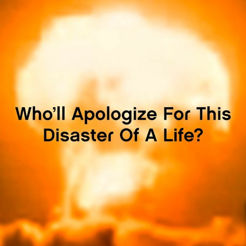 Who’ll Apologize for This Disaster of a Life?