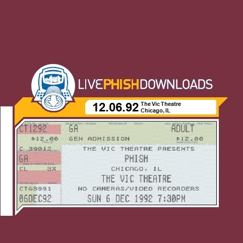 1992-12-06: The Vic Theatre, Chicago, IL, USA