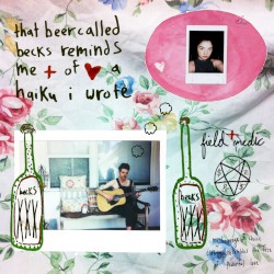 that beer called becks reminds me of a haiku i wrote