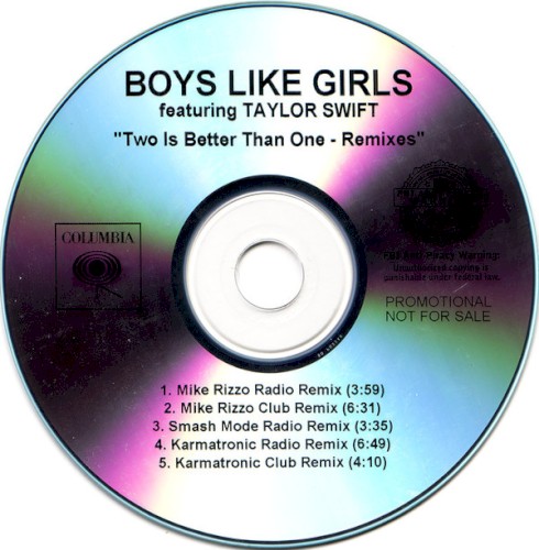 Two Is Better Than One (remixes)