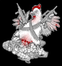 Mein Huhn hat Grippe