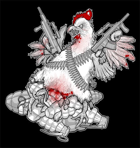 Mein Huhn hat Grippe