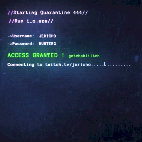Quarantine 444 Twitch Live Stream