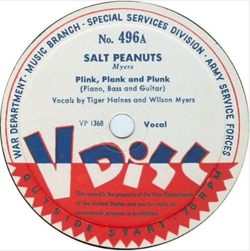 Salt Peanuts / I Feel So Good / Tell Me Baby