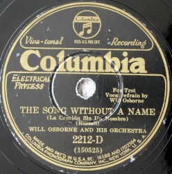 The Song Without a Name / Down the River of Golden Dreams