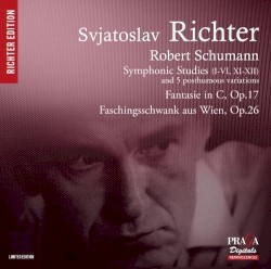 Symphonic Studies (I-VI, XI-XII) and 5 Posthumous Variations / Fantasie in C, op. 17 / Faschingsschwank aus Wien, op. 26