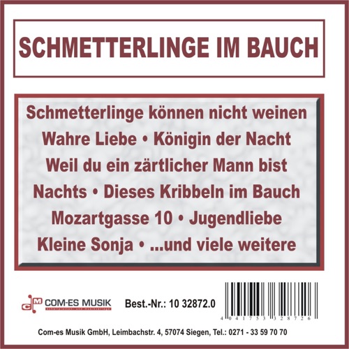 Schmetterlinge im Bauch, Volume 2