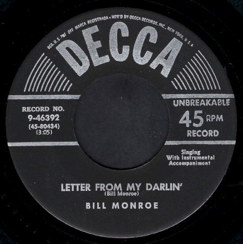 Letter From My Darlin' / Raw Hide