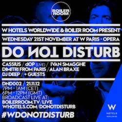 2012-11-21: W Hotel, Paris, France