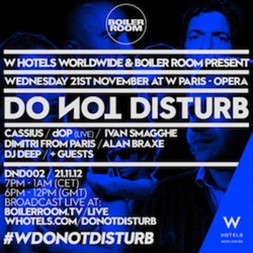 2012-11-21: W Hotel, Paris, France