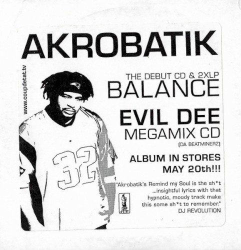 Balance - Evil Dee Megamix CD